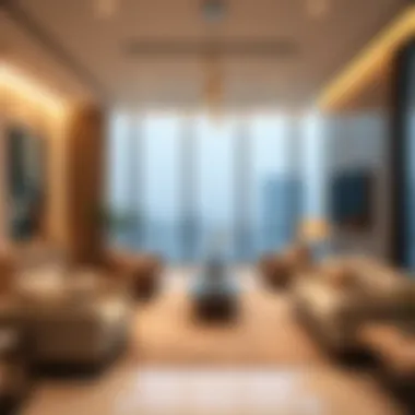 Client consultation area within the Sales Center