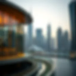 Luxurious skyline of Dubai showcasing modern architecture