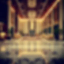 Luxurious lobby area of Fندق رويال ام