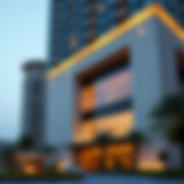 Exterior Design of Gate Tower Exterior design elements of Gate Tower