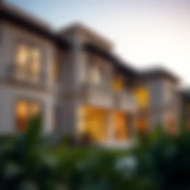 Elegant architectural design of a residential property in Golf Grand Dubai Hills