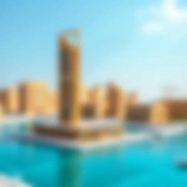 Architectural Representation of Dubai Creek Tower Architectural model of Dubai Creek Tower