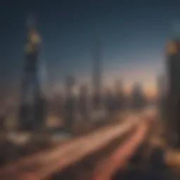 Dubai real estate skyline