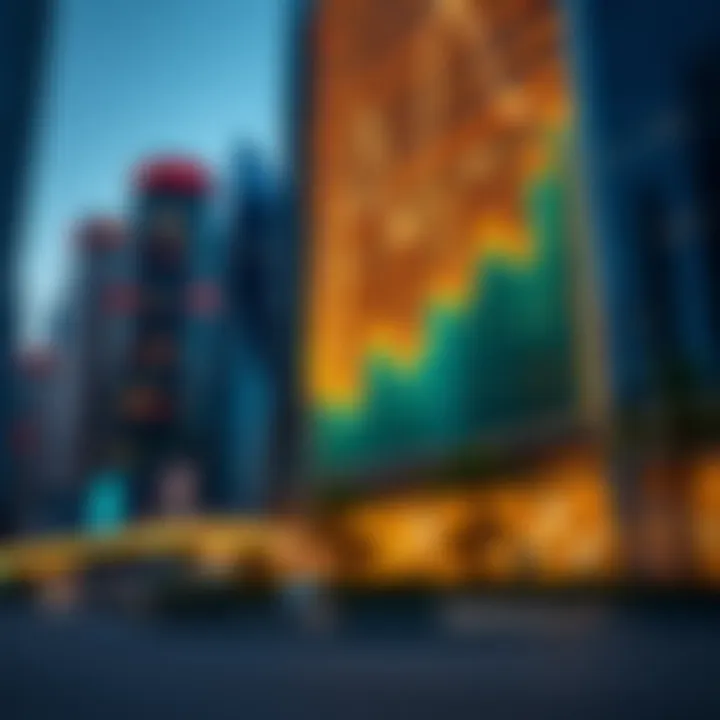 Graph illustrating economic growth attributed to HSBC's operations in Downtown Dubai