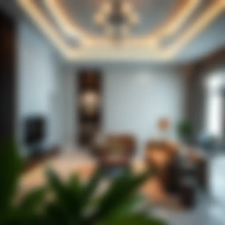 Luxurious Interior Design in Meraas Cherrywoods Luxurious interior design of a residence in Meraas Cherrywoods