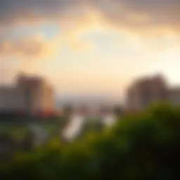 Panoramic view of Meraas Cherrywoods showcasing the elegant architecture