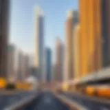 Dubai Skyline: A Blend of Tradition and Modernity Skyline of Dubai showcasing modern architecture