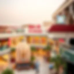 A stunning overview of Jebel Ali Outlets showcasing the vibrant shopping experience