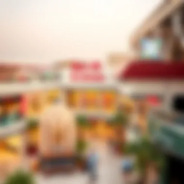 A stunning overview of Jebel Ali Outlets showcasing the vibrant shopping experience