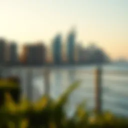 Stunning beachfront view of Jumeirah