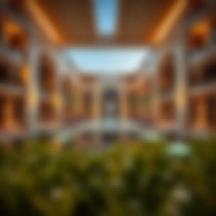 Stunning architectural design of Keturah Resort showcasing modern luxury