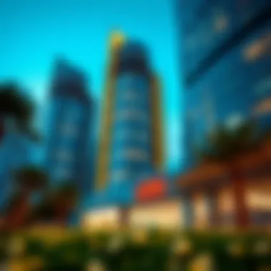 Latifa Tower exterior view showcasing modern architecture