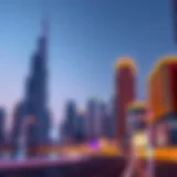 Stunning skyline of Dubai showcasing modern architecture