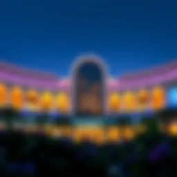 Stunning exterior architecture of Madinat Shopping Center