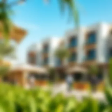 Community Life at Maha Townhouses Vibrant community spaces within the Maha Townhouses development