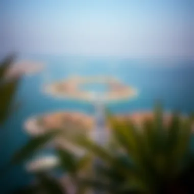 Palm Jumeirah: The Man-Made Wonder Stunning view of the Palm Jumeirah from above