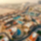 Aerial view showcasing the layout of Nad Al Hamar