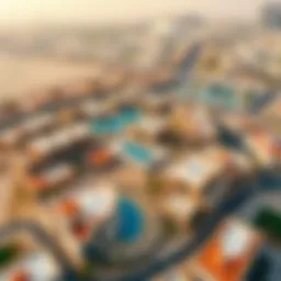 Aerial view showcasing the layout of Nad Al Hamar