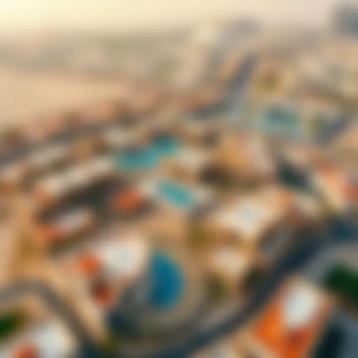 Aerial Perspective of Nad Al Hamar Aerial view showcasing the layout of Nad Al Hamar