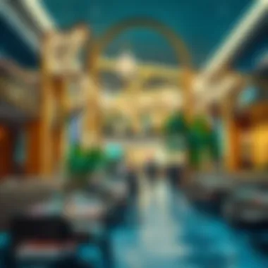 Dining Spaces at Nakheel Mall Interior view of Nakheel Mall showcasing dining spaces