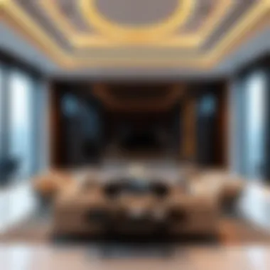 An elegant apartment interior representing luxury living