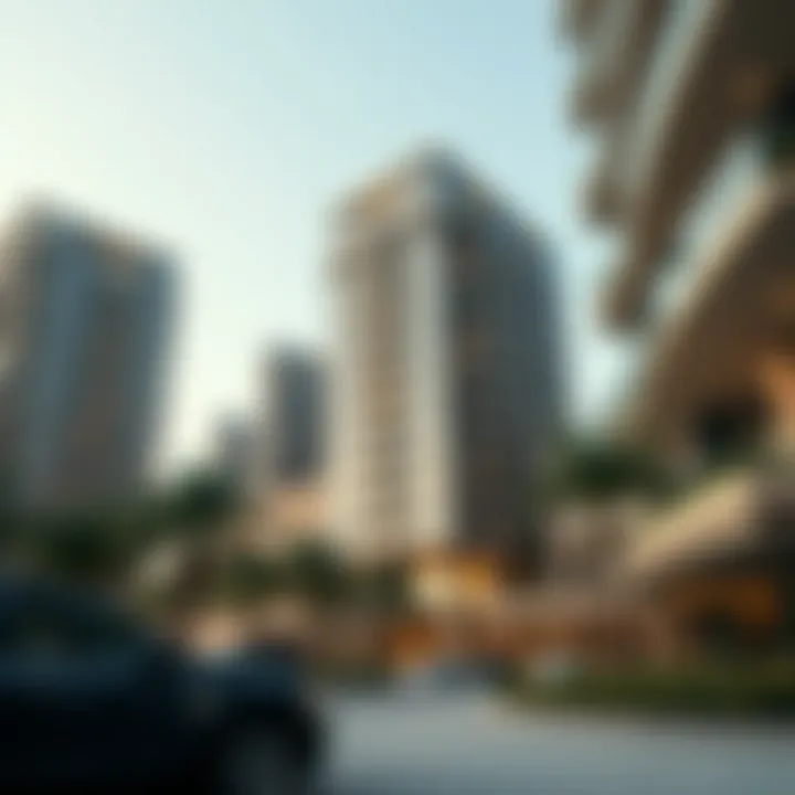 Investment Opportunities in Modern Architecture Modern apartment building in Dubai reflecting investment opportunities