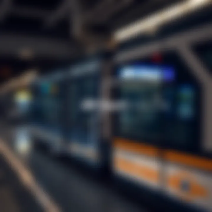 Metro Map to JBR Beach Metro map highlighting the route to JBR Beach