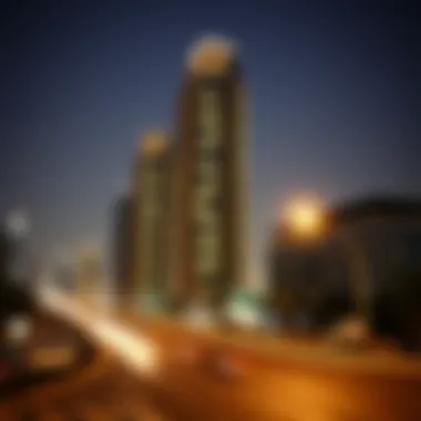 Proximity of Latifa Tower to Sheikh Zayed Road