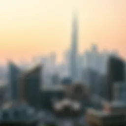 A skyline view of Dubai showcasing modern real estate