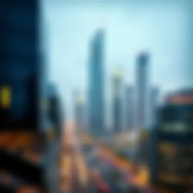 Modern Skyline of Urban Transformation Modern skyline representing urban transformation