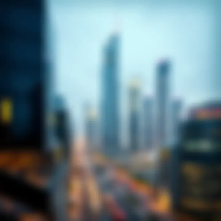 Modern Skyline of Urban Transformation Modern skyline representing urban transformation