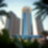 Noora Tower's Architectural Marvel Stunning view of Noora Tower showcasing its modern architectural design