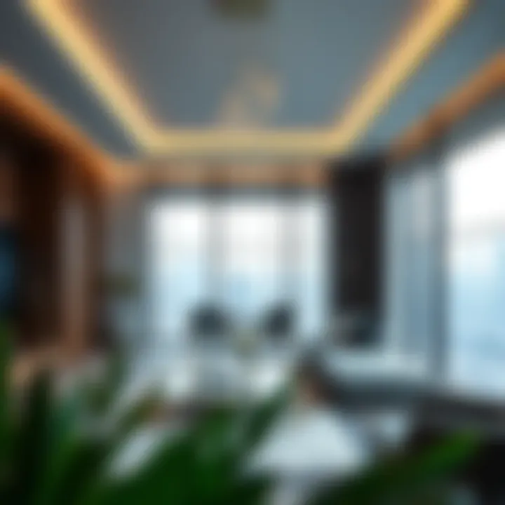 Modern Interior of Off-Plan Property Luxury off-plan property interior with modern design