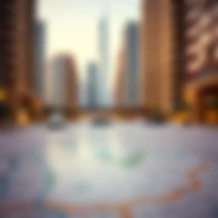 Key Neighborhoods for Off-Plan Investments in Dubai Map highlighting key neighborhoods for off-plan investments in Dubai