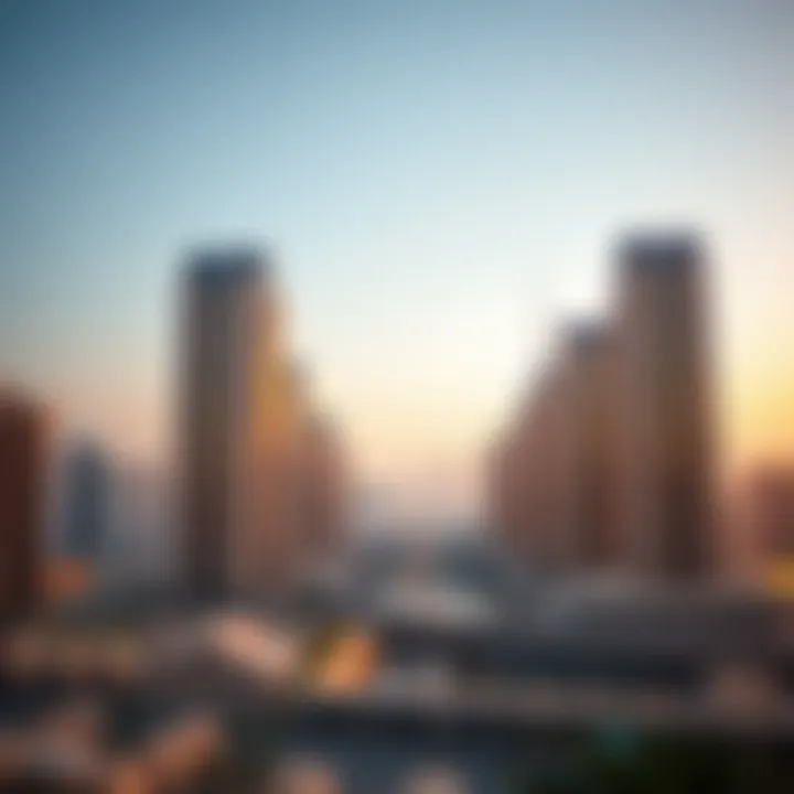 Dubai Skyline with Off-Plan Developments Stunning skyline view of Dubai showcasing off-plan developments