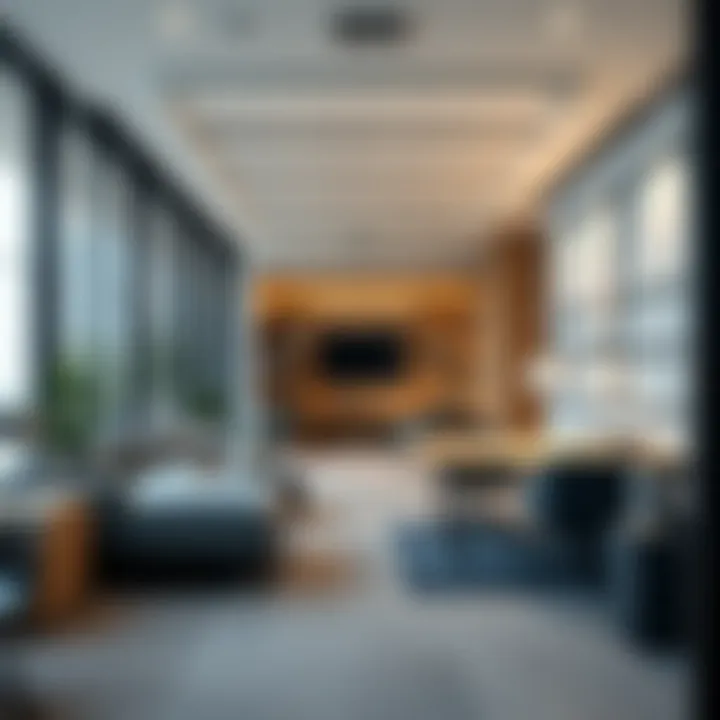 Functional Spaces Within Office 3 Interior layout of Office 3 highlighting functional spaces