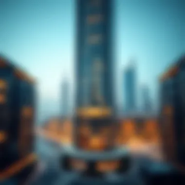 Innovative Architectural Design of One Za'abeel Tower Architectural details showcasing the innovative design of One Za'abeel Tower