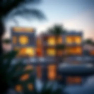 Luxury beachfront villas exemplifying the lifestyle at Palm Jumeirah