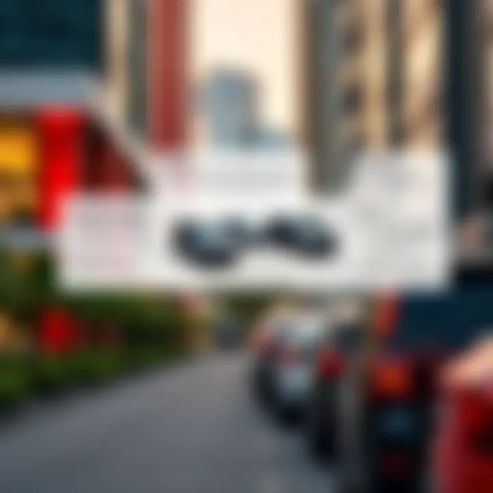 Impact of Parking on Real Estate Value Diagram showing the impact of parking on real estate value