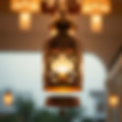 An ornate lantern symbolizing the spirit of Ramadan in the UAE.
