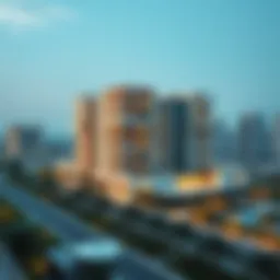 A panoramic view of the Ramhan project showcasing its architectural design