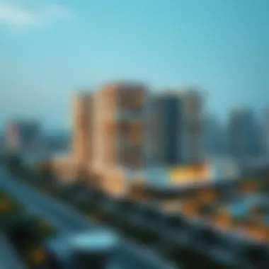 Architectural Design of the Ramhan Project A panoramic view of the Ramhan project showcasing its architectural design