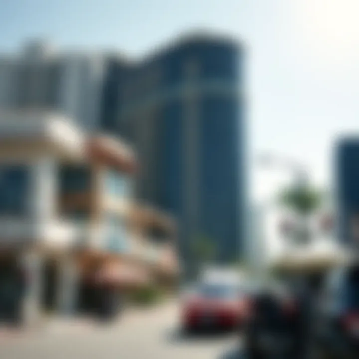 Vibrant Neighborhood Around Residence 1000 Mankhool Surrounding neighborhood of Residence 1000 Mankhool depicting local attractions