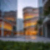 Stunning exterior view of Rove Downtown reflecting modern design.