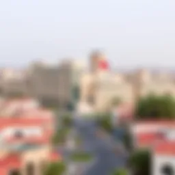 Aerial view of Safa Dale community showcasing its modern architecture