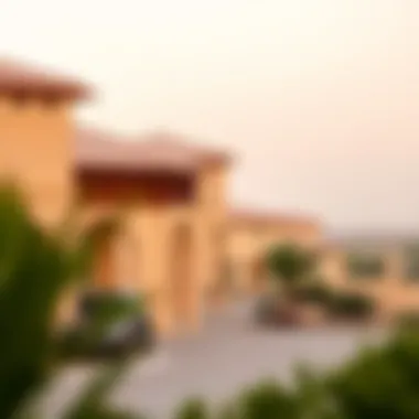 Blending Tradition with Modernity Scenic view of Al Tawar showcasing a blend of traditional and modern architecture