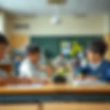 Engaging Learning Activities in DIP Schools A vibrant classroom environment showcasing engaging learning activities