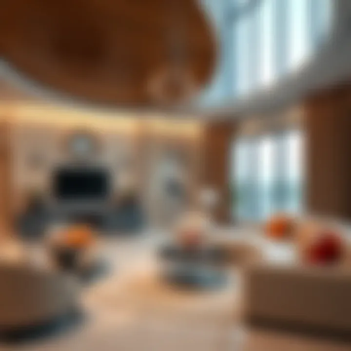 Elegant Living Room at Skyline Ranch Villa Luxurious living room interior of Skyline Ranch Villa