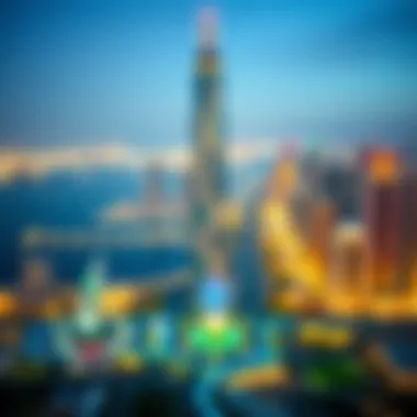 Graphic representation of socio-economic impact surrounding the Socio Tower