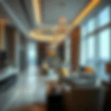 Interior shot highlighting innovative features and modern amenities